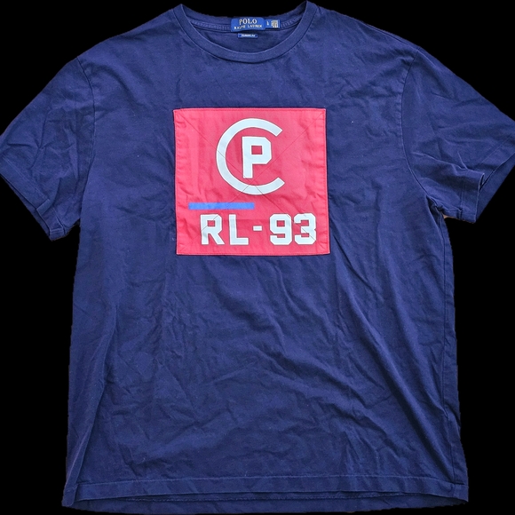 Polo Ralph Lauren Other - Polo by Ralph Lauren Navy Tee with Red RL-93 Graphic